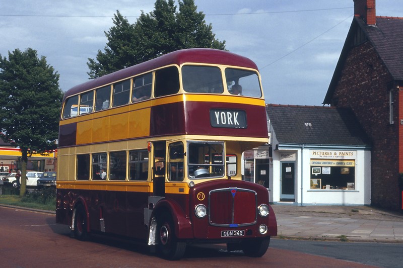 Vintage York Pullman Bus Front