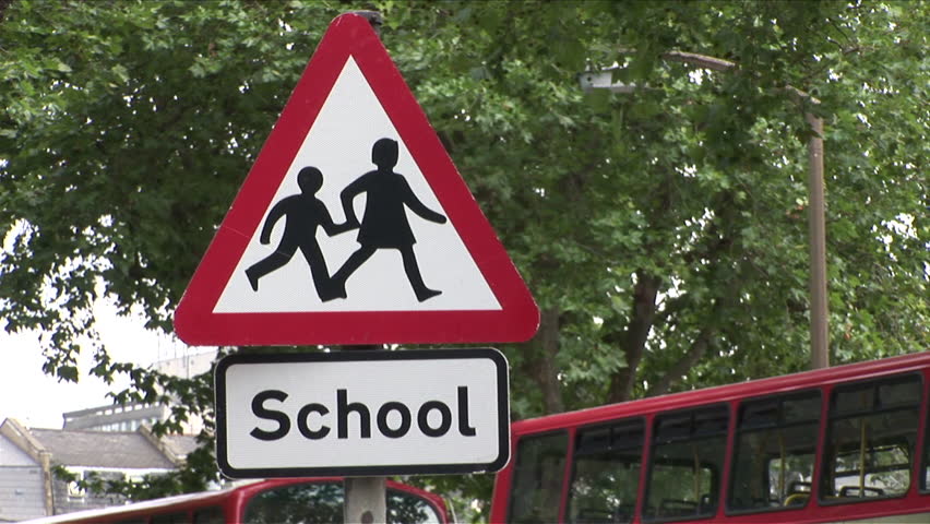 School approach sign