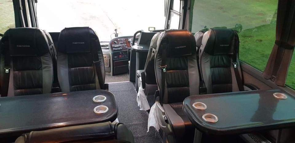 VIP coach interior