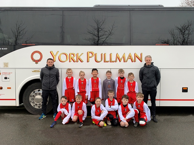 York Pullman proudly sponsoring Copmanthorpe FC U9s